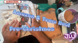 Amazon & Temu Haul Pre-Christmas