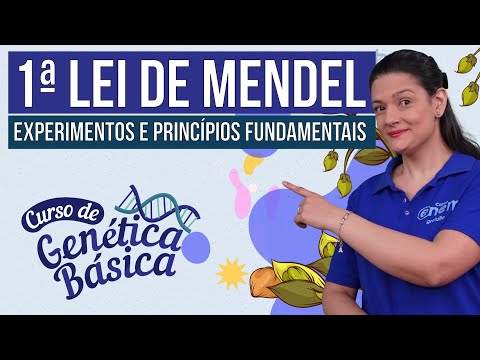 1ª LEI DE MENDEL: experimentos e princípios fundamentais | Curso de Genética Básica | Biologia Enem
