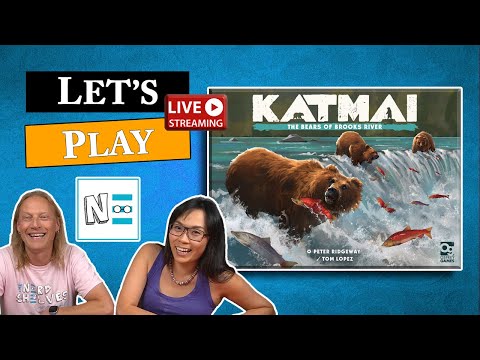 Let's Play KATMAI: THE BEARS OF BROOKS RIVER - Live Board Game Playthrough & Review e160