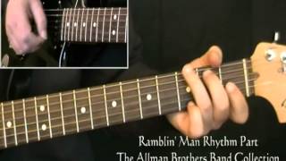 How to Play Ramblin&#39; Man The Allman Brothers Band Part 1