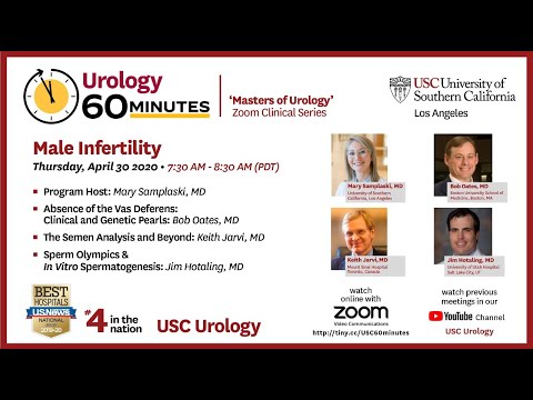 Urology 60 Minutes - Episode 6 -“Advances in Male Infertility”