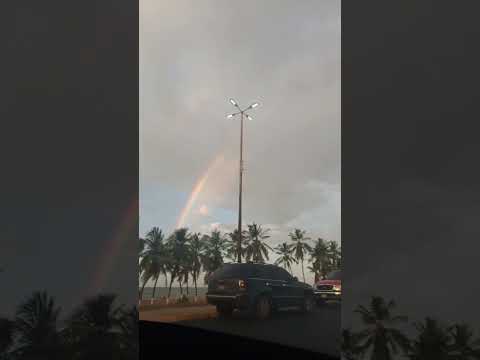 arcoiris en el boulevard de puerto piritu ✌️#arcoiris #boulevar #puertopiritu #anzoategui #venezuela
