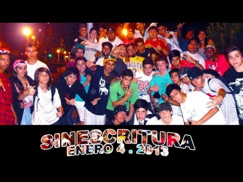 SINESCRITURA . Batalla de Freestyle . 2 vs 2 . Enero 4 . 2013 .