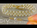 Easy Seed Bead Bracelet Tutorial For Beginners How To Make Bracelets With Beads And Crystals