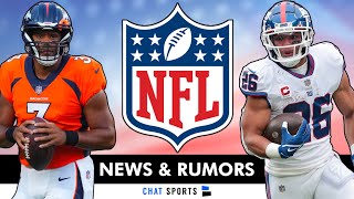 NFL Rumors: Russell Wilson To Pittsburgh? Saquon Barkley To Philadelphia? Mac Jones To Seattle?