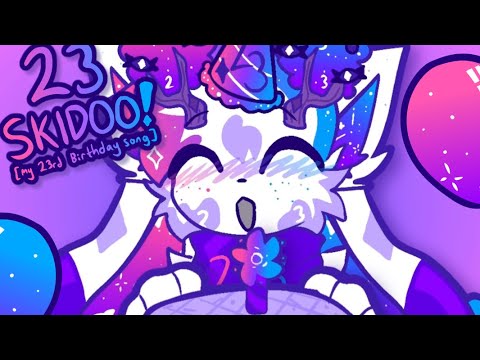 kittydog - 23 SKIDOO!! 🌳💜 [birthday animation mv!!] 🌸🎉🎂🌱