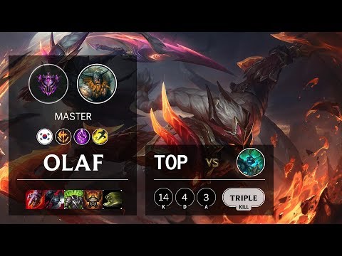 Olaf Top vs Hecarim - KR Master Patch 10.8