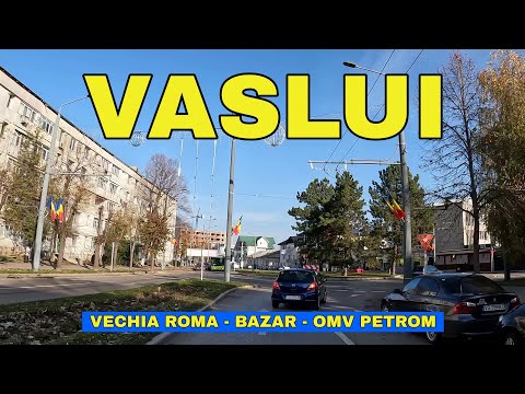 Orasul VASLUI traseu Vechia Roma - Bazar - Stadion - OMV Petrom video GoPro Hero 10 Black