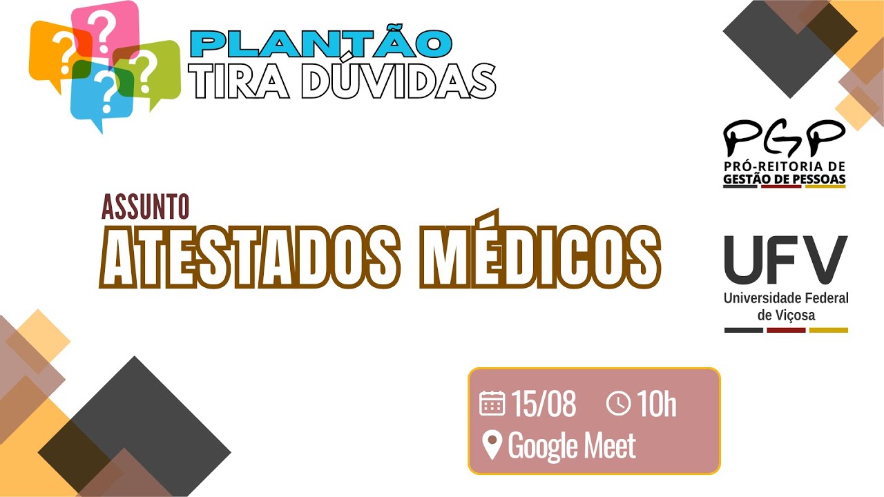 Plantão Tira Dúvidas | Atestados Médicos - 15/08/2024