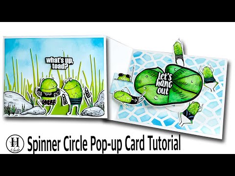 Spinning Circle Pop-up Card | Rotator Pop-up Card