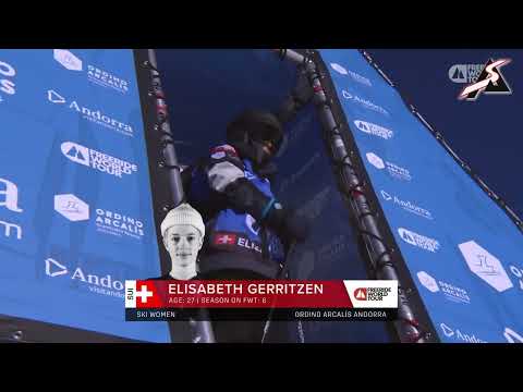 Le run d'Elisabeth Gerritzen qui monte sur le podium à Ordino Arcalís