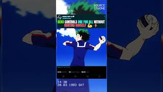 DEKU CONTROLS ONE FOR ALL WITHOUT HURTING HIMSELF 💪⚡ #MyHeroAcademia #BokuNoHeroAcademia #edit