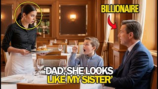 Billionaire Dad Took His Son Out to Eat, His Son Said, “Dad, The Waitress Looks Like My Lost Sister”