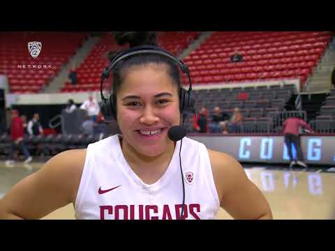WSU WBB: Ula Motuga Pac-12 Oregon St. Postgame 2/19/23