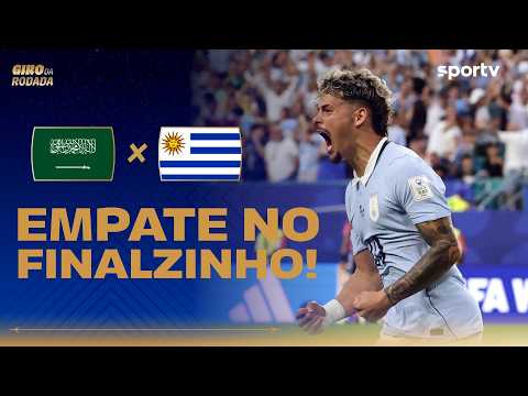 ARÁBIA SAUDITA 1 X 1 URUGUAI | EMPATE NO FINAL | Giro da Rodada | Copa do Mundo 2026 | sportv