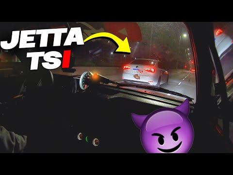 GOL QUADRADO TURBO X JETTA TSI 2.0 -  ROLÊ NOTURNO 🔥
