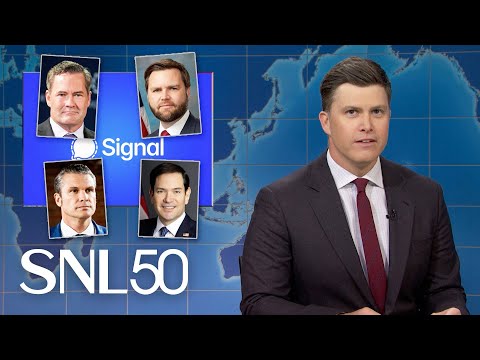 Weekend Update: Pete Hegseth Sends Attack Plans on Signal Group Chat - SNL