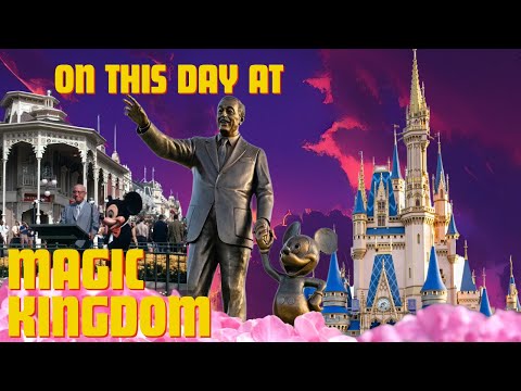 Flashback to Walt Disney Worlds Monumental Dedication Day 25th 1971