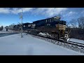 310 Blasts Thru Arkport, NY W/ Gorgeous SD70 Leader. Thank You to Jack Carney
