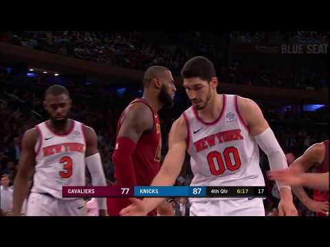 November 13, 2017 | LeBron Knocks Down Kristaps Porzingis | Cavaliers vs Knicks | 2017-18 NBA Season