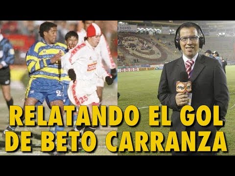 Daniel Peredo relatando la corrida del Beto Carranza en Cerro de Pasco