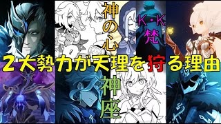 はじまるよ♪ - 【原神考察#49】スネージナヤとカーンルイア崩壊の面白い共通点①邪眼と神の目の違い②天空の島-セレスティアと神の心-グノーシスと神座③氷の女皇とキアナ顔の天理の調停者まとめ【原神ストーリー考察解説】