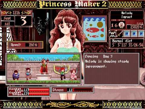 Let's Play Princess Maker 2 24 - Sweet Love of a Dragon!