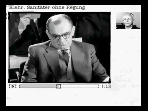 35 Der Frankfurter Auschwitz-Prozess  Klehr. Sanitäter ohne Regung