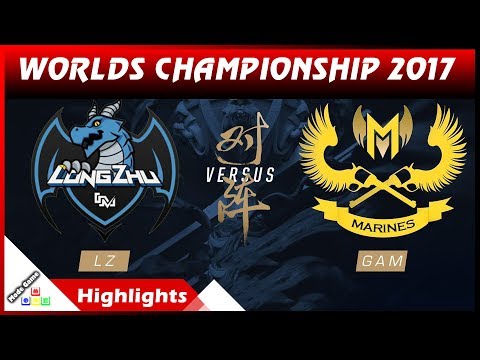LZ vs GAM Highlights - Longzhu Gaming vs Gigabyte Marines World Championship 2017 Group Stage