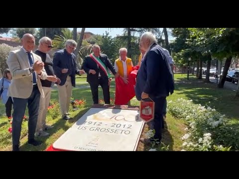 Inaugurazione del Giardino della Gloria Biancorossa