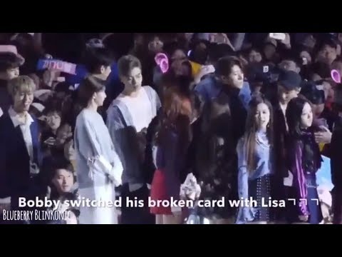 171022 iKON & BLACKPINK interactions @BOF Busan [KonPink moments]