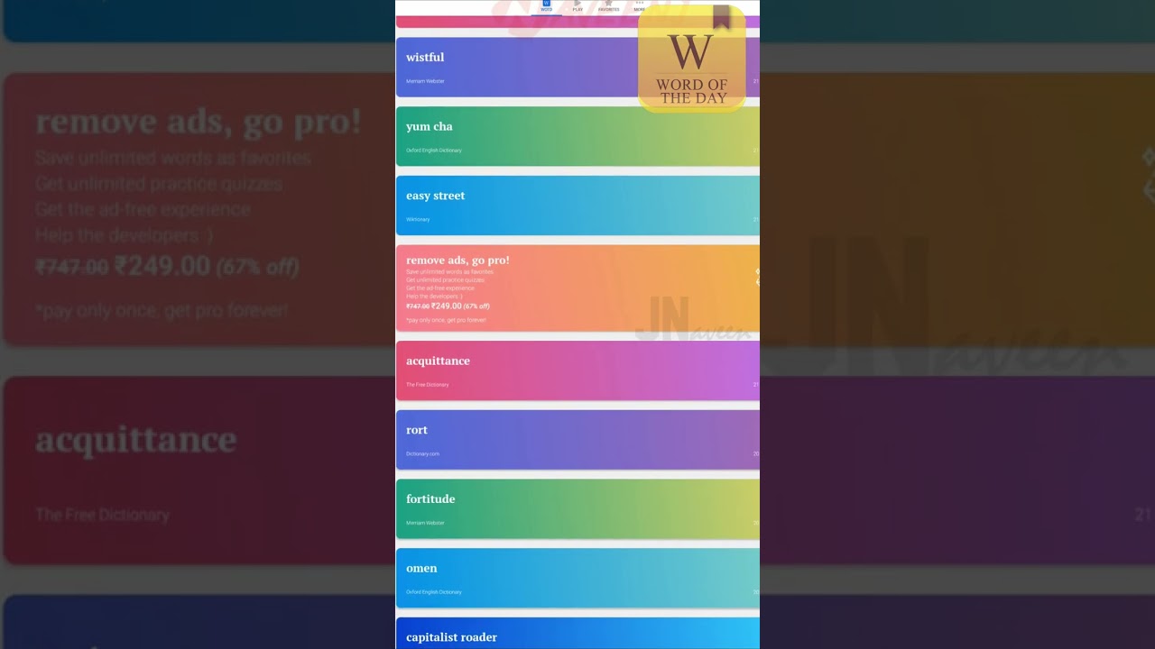 Transform Your Vocabulary with the Word of the Day App: The Ultimate English Learning Tool!
