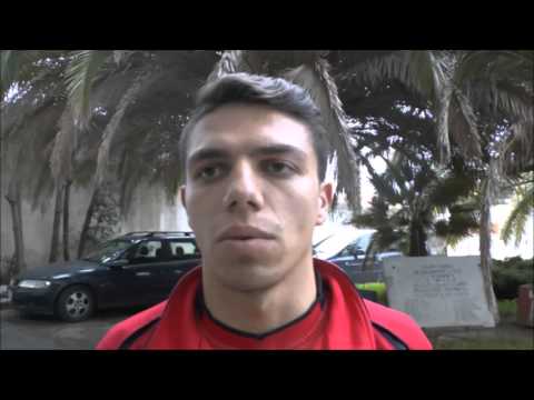 L'attaccante rossoblu Michele Chelo alla vigilia di Torres vs Muravera