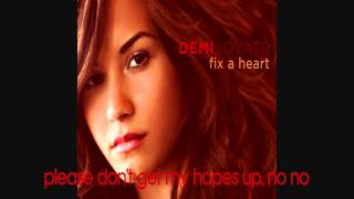 Demi Lovato - Fix a Heart (Lyrics/NO PITCH) + Download Link