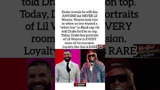 Drake Says He Will NEVER Diss Lil Wayne – "He Took Me In When No One Else Would" ❤️ #shorts #drama