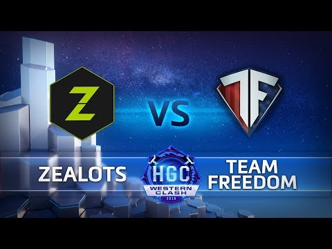 HGC 2018 Western Clash - Day 1 – Zealots vs. Team Freedom - Game 1