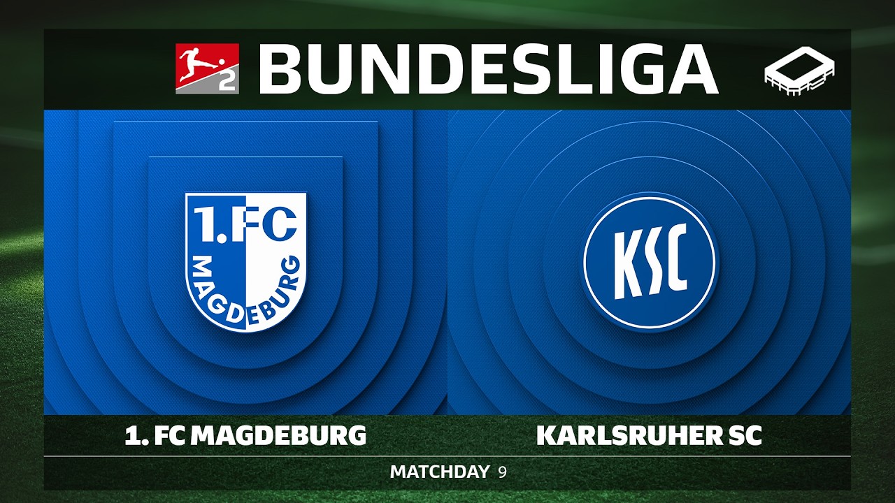 1. FC Magdeburg vs. Karlsruher SC | Matchday 9 - Bundesliga 2 2026/27