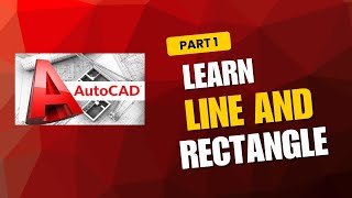 AutoCAD Draw Line & Rectangle with Specific Length | SAI SOFT SKILLS | #cad #2d #drawing #line