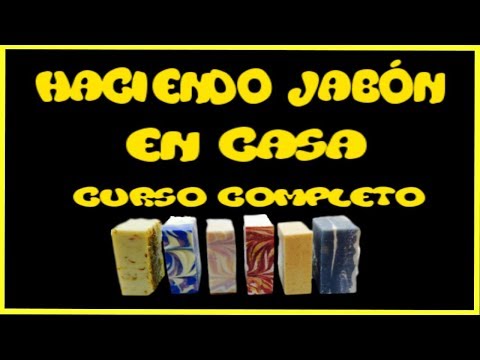 Haciendo jabón curso completo, Video