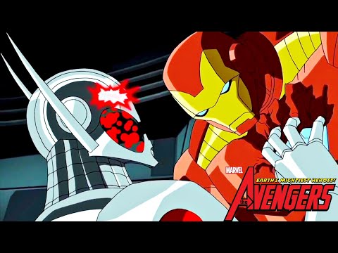 Avengers vs Ultron | Avengers: Earths Mightiest Heros "Ultron Unlimited" (1080p)