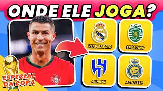 ⚽ ADIVINHE O TIME DOS JOGADORES DA COPA DO MUNDO | Quiz da Copa 🏆