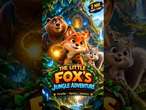 The Little Fox’s Jungle Adventure 🦊🌴 | A Magical 3D Animated Story