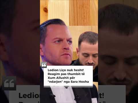 Ledion Liço nuk hesht! Reagim pas thumbit të Xum Allushit për “ndarjen” nga Sara Hoxha