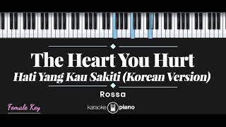 Download lagu The Heart You Hurt / Hati Yang Kau Sakiti (KOREAN VERSION) - Rossa (KARAOKE PIANO - FEMALE KEY) mp3