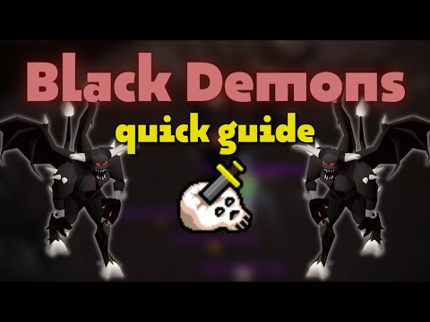 Black Demons Quick Slayer Guide | OSRS