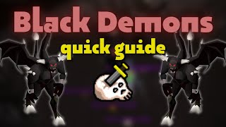 Black Demons Quick Slayer Guide | OSRS