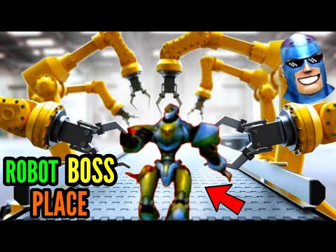 new robot boss place || rope hero vice town || pagal gamerz