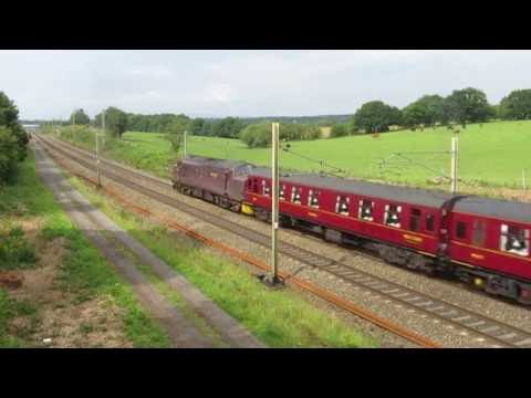 Class 37 MEGA THRASH!! WCRC 37668 (+37706) - 5Z60, Charnock Richard (Coppull) 22.7.16