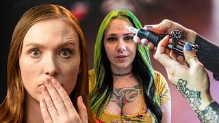 Women Getting Stupid A** Tattoos Reaction