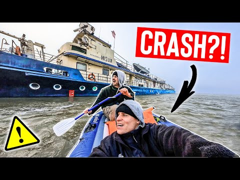 Our TOUGHEST BOAT-TOUR! Strong SHIPPING TRAFFIC, FREEZING temperatures | We are pushing the limit! ⚓
